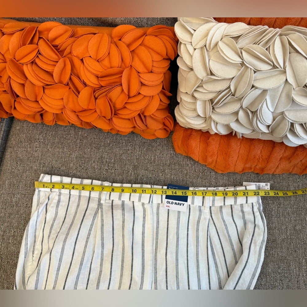 ❣️🆕Old Navy Taylor Linen-Blend Fitted Blazer & Wide-Leg Trouser Pants Suit Set❣️ - Picture 10 of 12